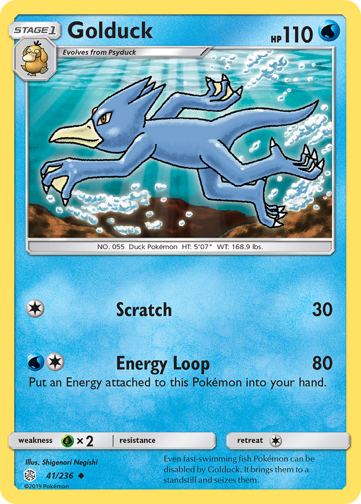 Golduck (41/236) [Sun & Moon: Cosmic Eclipse] Pokémon
