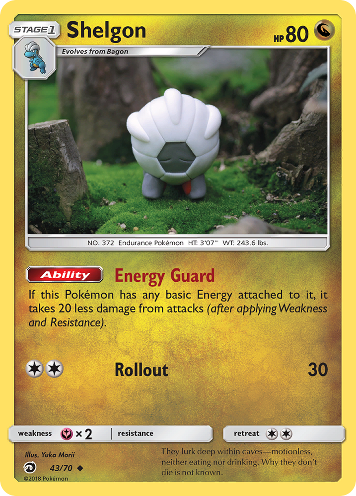 Shelgon (43/70) [Sun & Moon: Dragon Majesty] Pokémon