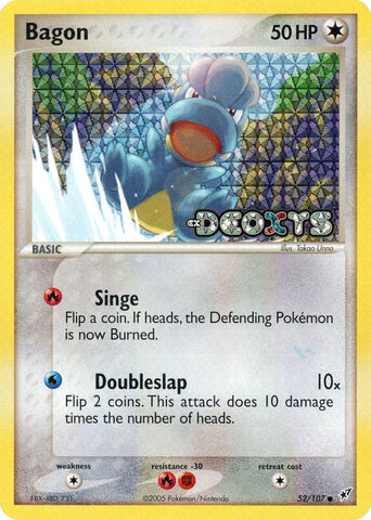 Bagon (52/107) (Stamped) [EX: Deoxys] Pokémon