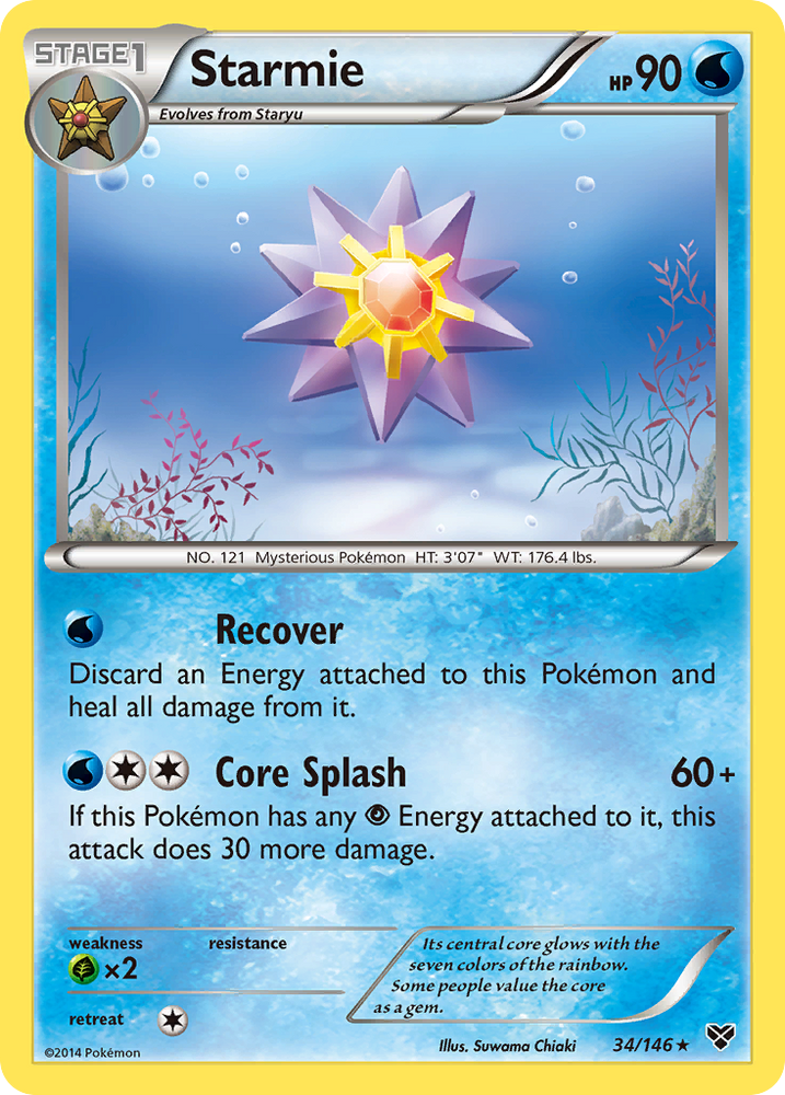 Starmie (34/146) [XY: Base Set] Pokémon