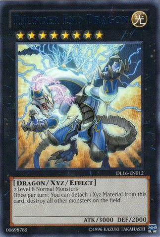 Thunder End Dragon (Blue) [DL16-EN012] Rare Yu-Gi-Oh!