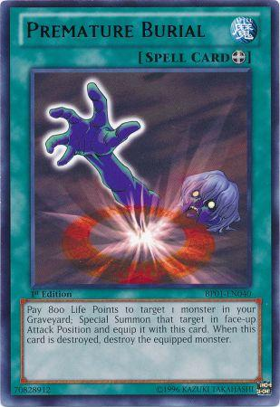 Premature Burial [BP01-EN040] Rare Yu-Gi-Oh!