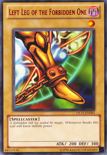 Left Leg of the Forbidden One (Red) [DL11-EN003] Rare Yu-Gi-Oh!
