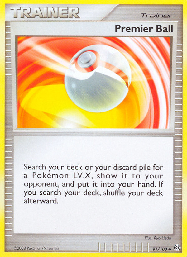 Premier Ball (91/100) [Diamond & Pearl: Stormfront] Pokémon