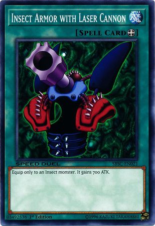 Insect Armor with Laser Cannon [SBSC-EN021] Common Yu-Gi-Oh!