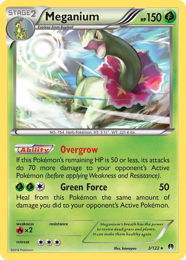 Meganium (3/122) [XY: BREAKpoint] Pokémon