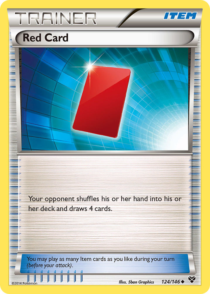 Red Card (124/146) [XY: Base Set] Pokémon