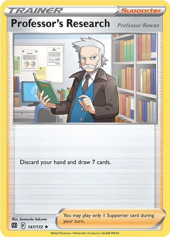 Professor's Research (147/172) [Sword & Shield: Brilliant Stars] - Pokemon Cards For Your TCG Needs! Pokémon