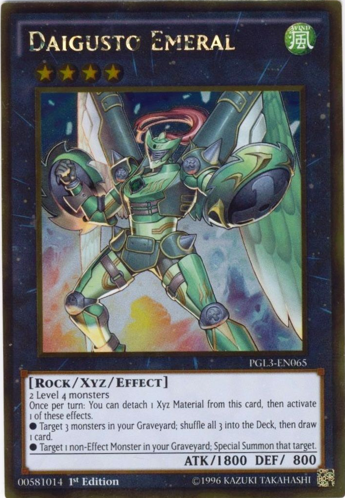Daigusto Emeral [PGL3-EN065] Gold Rare Yu-Gi-Oh!