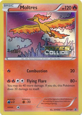 Moltres (XY127) (Staff) [XY: Black Star Promos] Pokémon