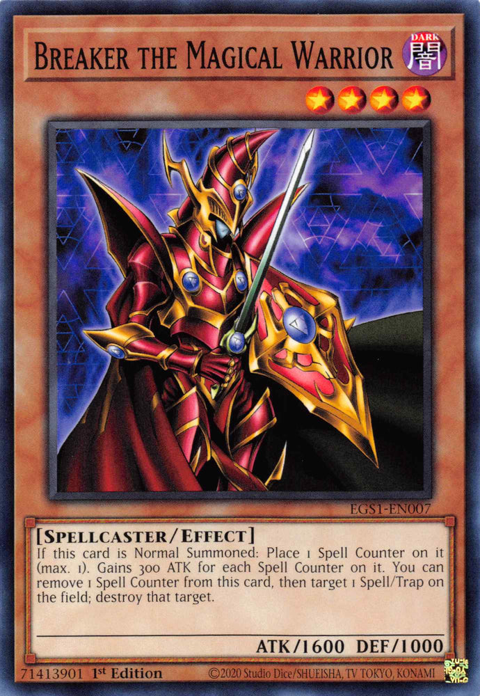 Breaker the Magical Warrior [EGS1-EN007] Common Yu-Gi-Oh!