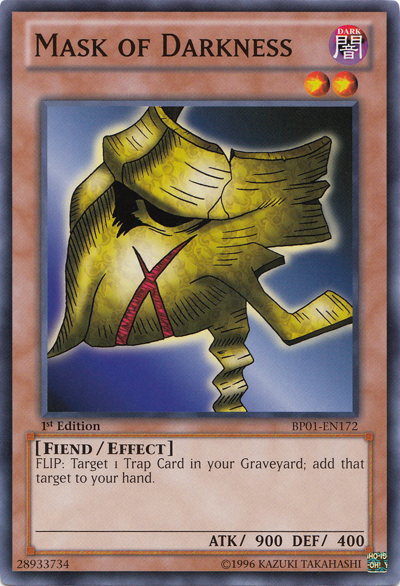 Mask of Darkness [BP01-EN172] Common Yu-Gi-Oh!