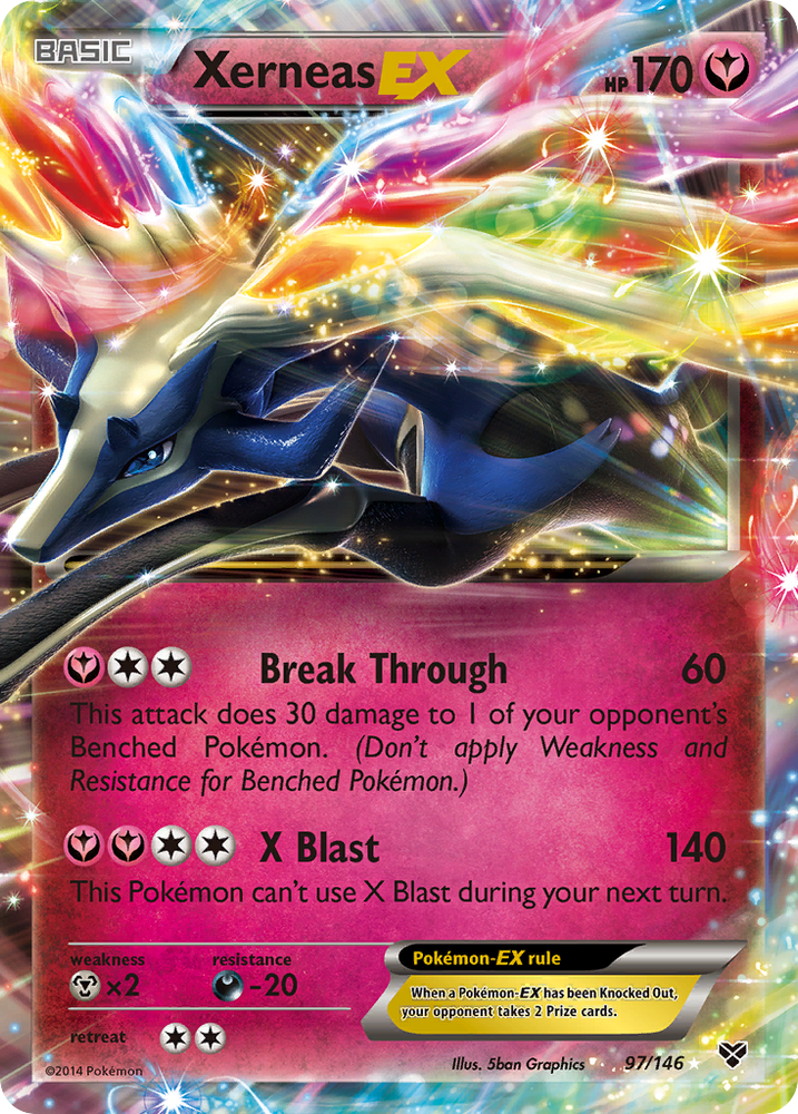 Xerneas EX (97/146) [XY: Base Set] Pokémon
