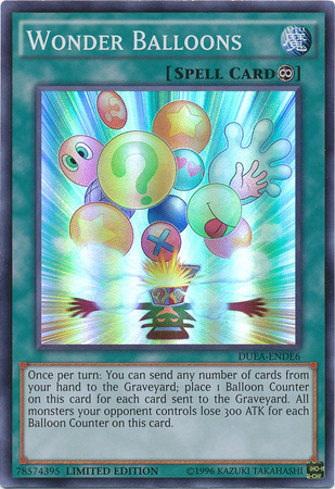 Wonder Balloons [DUEA-ENDE6] Super Rare Yu-Gi-Oh!
