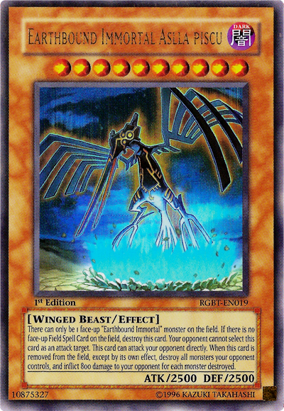 Earthbound Immortal Aslla Piscu [RGBT-EN019] Ultra Rare Yu-Gi-Oh!