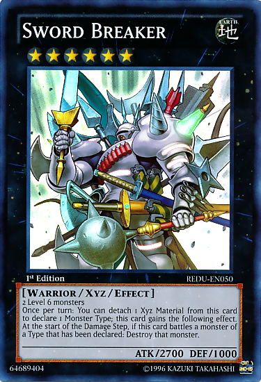 Sword Breaker [REDU-EN050] Super Rare Yu-Gi-Oh!