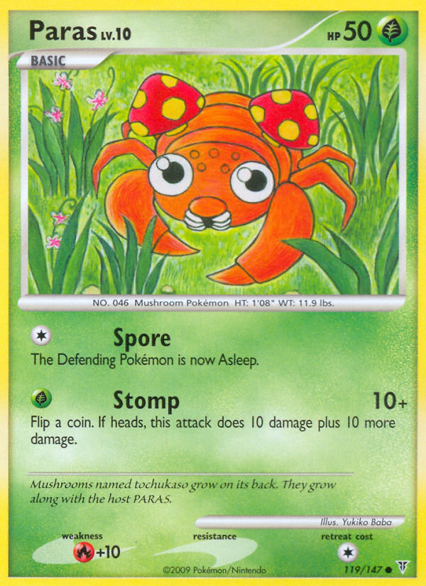 Paras (119/147) [Platinum: Supreme Victors] Pokémon