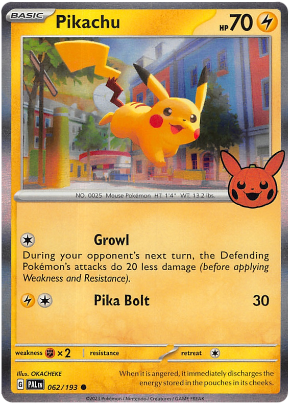 Pikachu (062/193) [Trick or Trade 2023] Pokémon