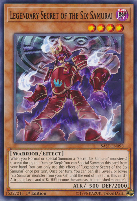 Legendary Secret of the Six Samurai [SAST-EN093] Common Yu-Gi-Oh!