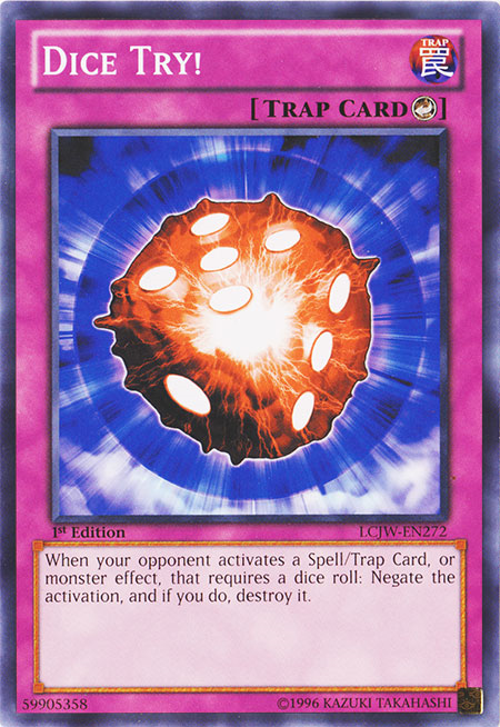 Dice Try! [LCJW-EN272] Common Yu-Gi-Oh!