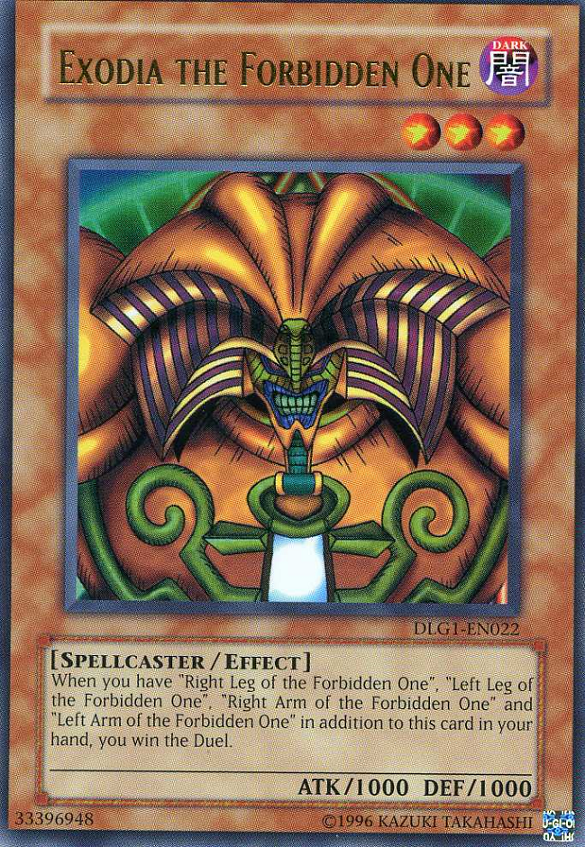 Exodia the Forbidden One [DLG1-EN022] Ultra Rare Yu-Gi-Oh!