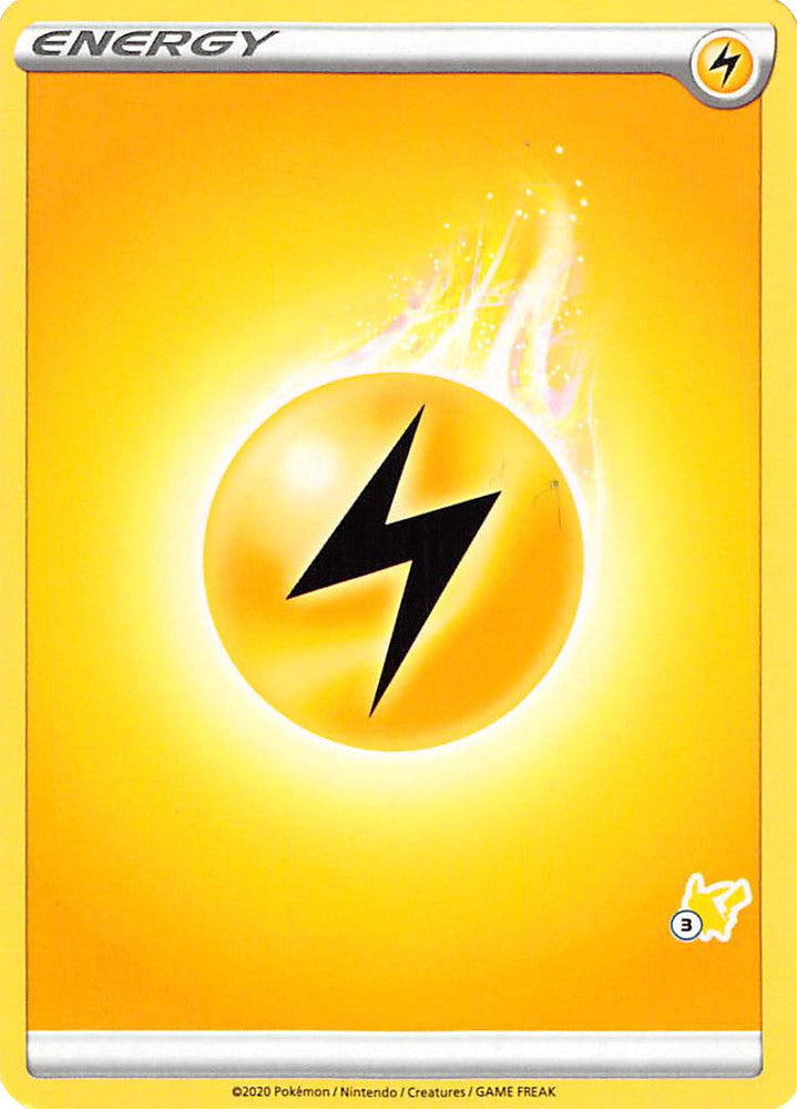 Lightning Energy (Pikachu Stamp #3) [Battle Academy 2022] Pokémon