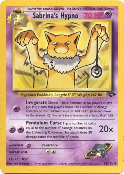 Sabrina's Hypno (56/132) [Gym Challenge Unlimited] Pokémon