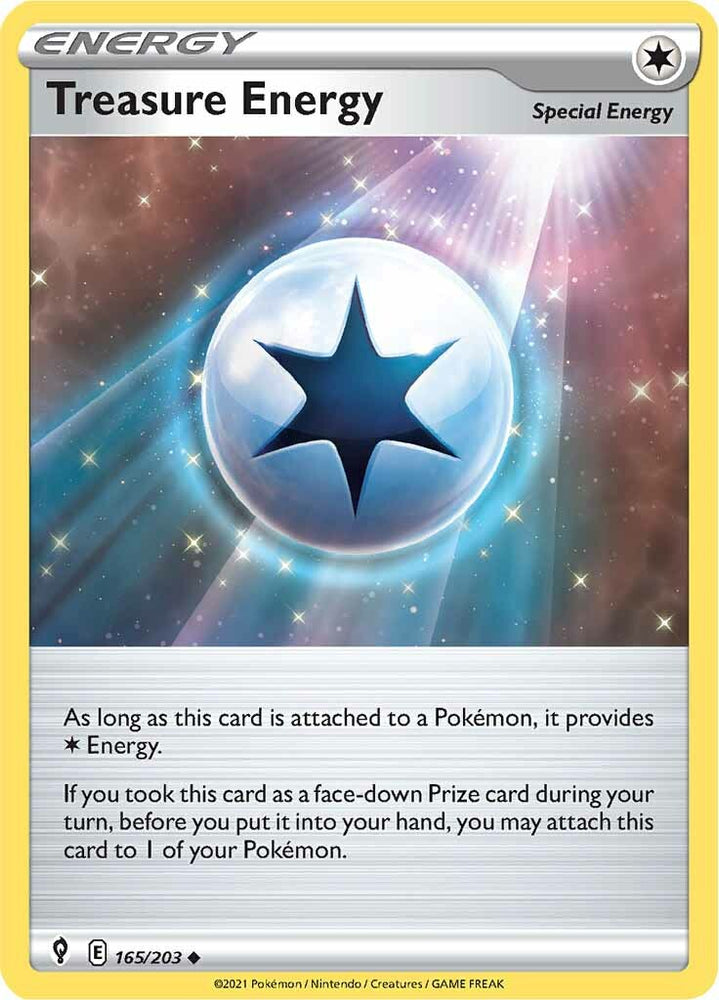 Treasure Energy (165/203) [Sword & Shield: Evolving Skies] Pokémon