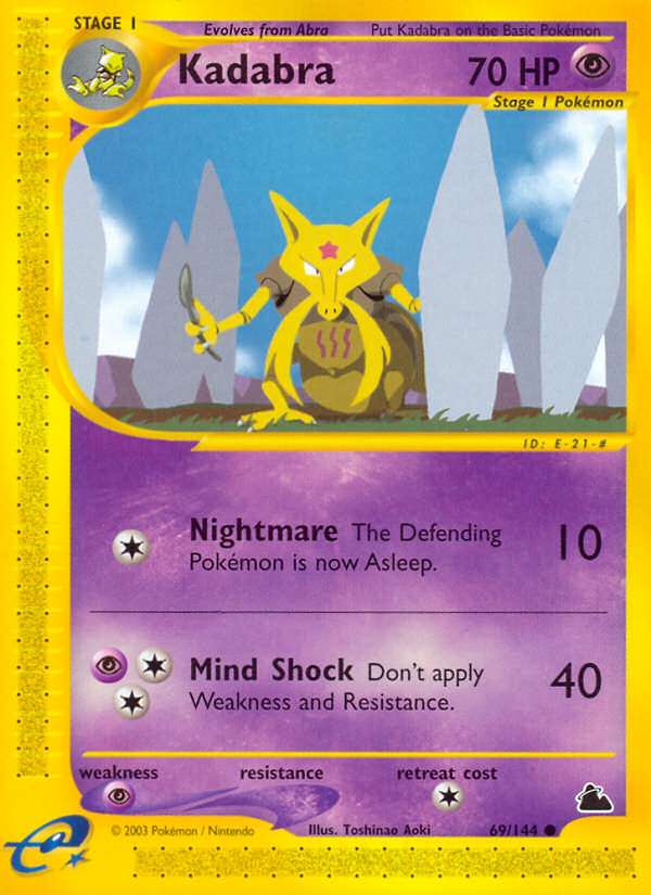 Kadabra (69/144) [Skyridge] Pokémon