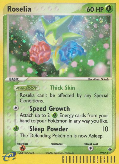 Roselia (9/97) [EX: Dragon] Pokémon