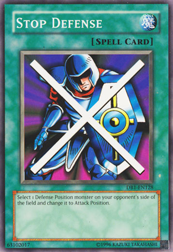 Stop Defense [DB1-EN128] Common Yu-Gi-Oh!