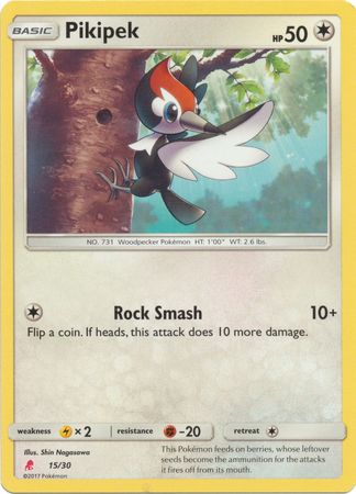 Pikipek (15/30) [Sun & Moon: Trainer Kit - Lycanroc] Pokémon