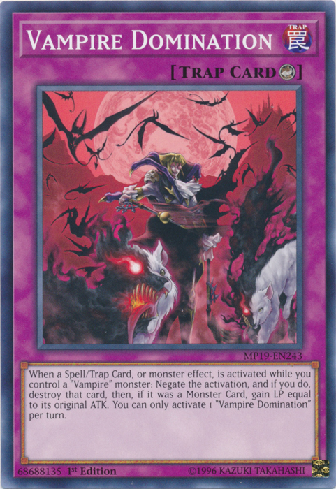 Vampire Domination [MP19-EN243] Common Yu-Gi-Oh!