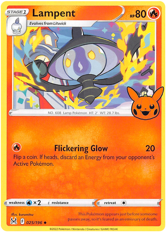 Lampent (025/196) [Trick or Trade 2023] Pokémon