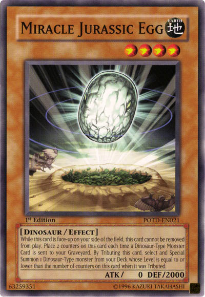 Miracle Jurassic Egg [POTD-EN021] Common Yu-Gi-Oh!