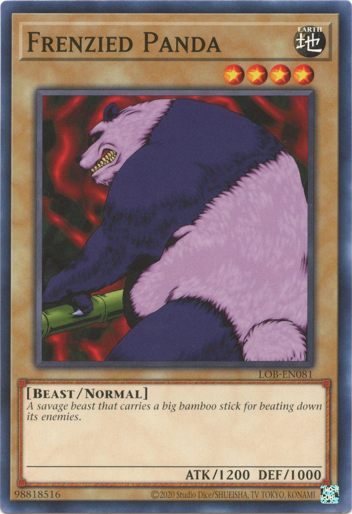 Frenzied Panda (25th Anniversary) [LOB-EN081] Common Yu-Gi-Oh!