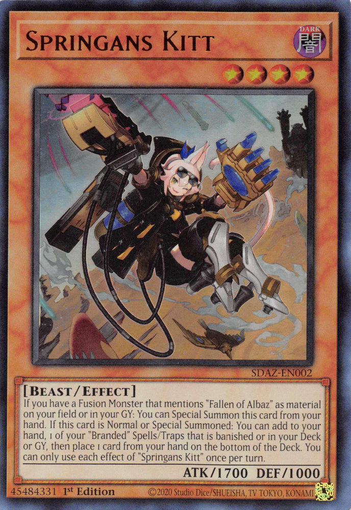 Springans Kitt [SDAZ-EN002] Ultra Rare Yu-Gi-Oh!