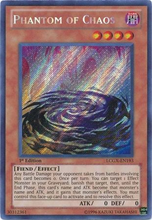 Phantom of Chaos [LCGX-EN193] Secret Rare Yu-Gi-Oh!