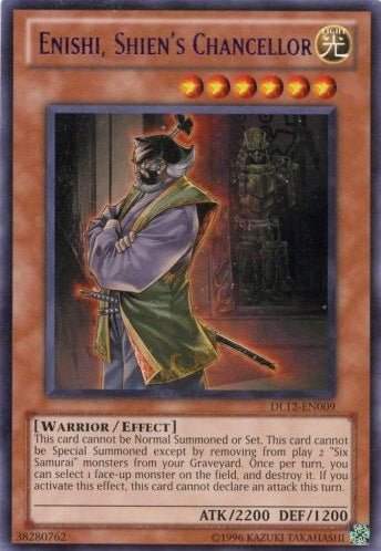 Enishi, Shien's Chancellor (Purple) [DL12-EN009] Rare Yu-Gi-Oh!
