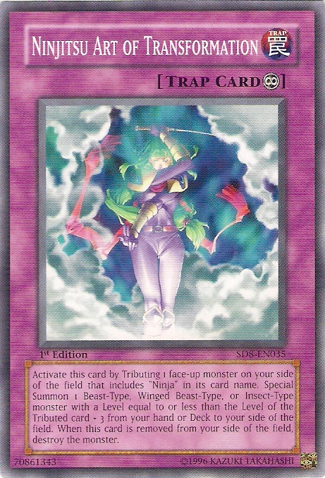 Ninjitsu Art of Transformation [SD8-EN035] Common Yu-Gi-Oh!