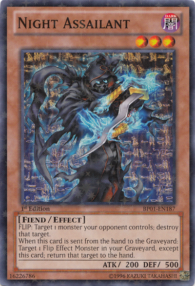 Night Assailant [BP01-EN187] Starfoil Rare Yu-Gi-Oh!