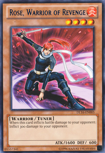 Rose, Warrior of Revenge (Blue) [DL16-EN005] Rare Yu-Gi-Oh!