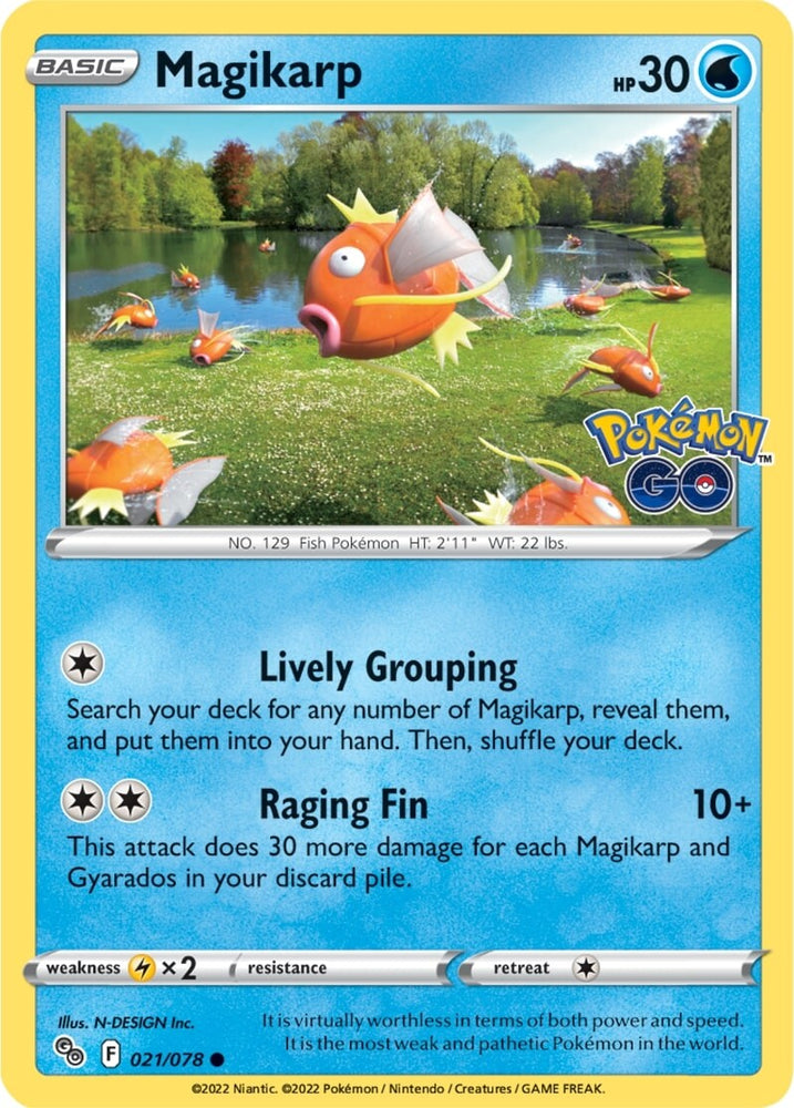 Magikarp (021/078) [Pokémon GO] Pokémon