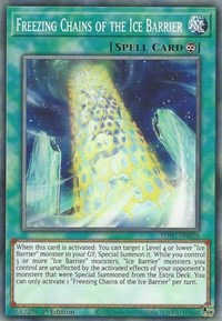 Freezing Chains of the Ice Barrier [SDFC-EN028] Common Yu-Gi-Oh!