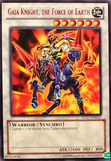 Gaia Knight, the Force of Earth (Red) [DL17-EN011] Rare Yu-Gi-Oh!