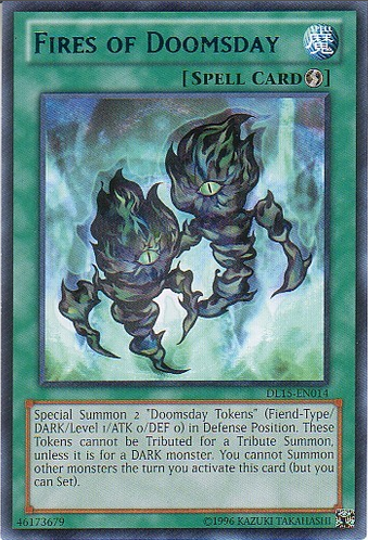 Fires of Doomsday (Blue) [DL15-EN014] Rare Yu-Gi-Oh!
