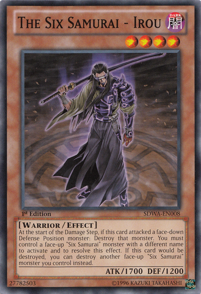 The Six Samurai - Irou [SDWA-EN008] Common Yu-Gi-Oh!