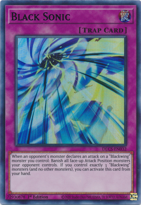 Black Sonic (Purple) [DLCS-EN032] Ultra Rare Yu-Gi-Oh!