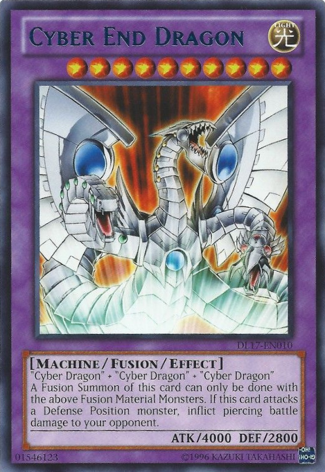 Cyber End Dragon (Blue) [DL17-EN010] Rare Yu-Gi-Oh!