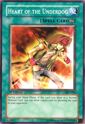 Heart of the Underdog [IOC-032] Common Yu-Gi-Oh!